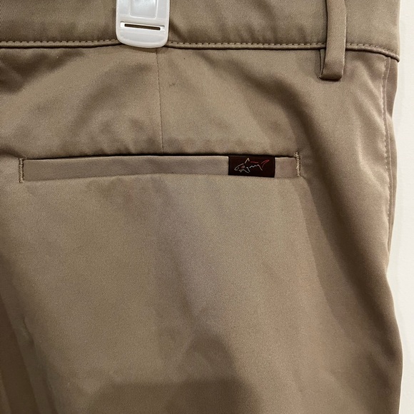 Greg Norman Khaki Golf Shorts - Picture 3 of 4
